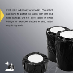 – 1″ X 0.5″ Small Labels Compatible with Zebra & Rollo Label Printer