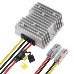 DC 18V-60V to DC 12V 20A 240W Step Down Voltage Regulator Converter with Fuse