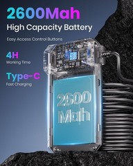 Endoscope Camera with Light, Borescope with 4.3″ IPS Screen, 1080P HD, (5M) , o