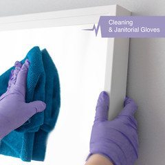 Fifth Pulse Nitrile Exam Latex Free & Powder Free Gloves – Lilac – 50pcs (XL)