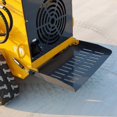 New 24HP Mini Skid Steer Loader 4-in-1 Bucket 3-Stage Pump Hydraulic System