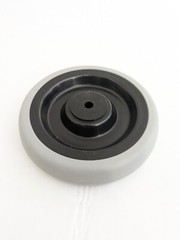 Set of 4 wheels | 5″ Diameter wheels for Shopping Cart | Nuts and Bolts included