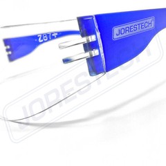 JORESTECH Vision BLUE frame clear Lens Safety Glasses Sunglasses Z87+ 12PACK