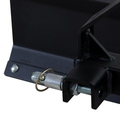 42 in Trailer Box Scraper Tow Behind Box Scraper Lawn Tractor for ATV UTV, Black