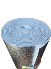 SmartSHIELD – 10mm 48″x 50ft Reflective Insulation, Foam Core, Foil and White.