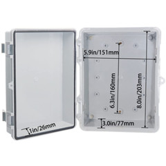 Outdoor Waterproof Electrical Box Junction Box Weatherproof IP67 ABS Plastic ..