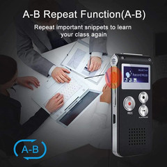 Digital Voice Recorder Dictaphone MP3 WAV Audio Recorder USB MP3 Player Lecture