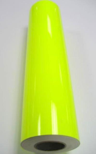 Fluorescent Yellow Sign Vinyl – Economy Grade