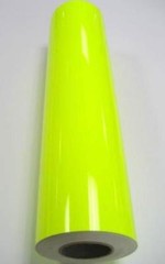 Fluorescent Yellow Sign Vinyl – Economy Grade