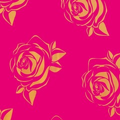Infinite Pack Large 9″x12″(100pcs) Golden 9″X12″, PACK OF 100, Roses