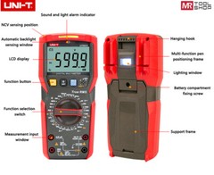 UNI-T TRUE RMS Digital Multimeter AC DC Volt Amp meter LED NCV Test Cap Ohm Freq