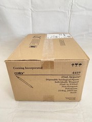 (200/Cs) CORNING 25mL PS Stripette Disposable Serological Pipettes Red 4489