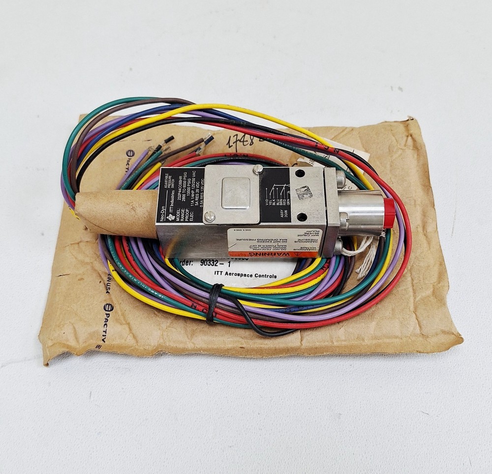 ITT Industries 232P44CC6BHR Neo-Dyn Adjustable Pressure Switch 13500 PSIG