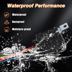 5Pin 12V 40/30 AMP 12V DC Waterproof Automotive Relay & Heavy Duty 12AWG Harness