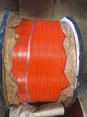 ORANGE Vinyl Coated Wire Rope Cable, 1/8 – 3/16, 7×7: 50, 100, 250 and 500 ft
