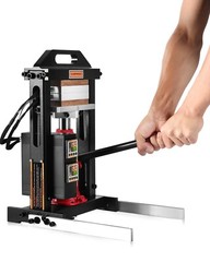 Used DABPRESS 4 Ton Hydraulic Heat Press Machine with Dual 3×5″ Heated Plates