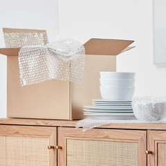Amazon Basics Bubble Cushioning Wrap for Moving, Packing, Shipping and Storage,