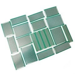 20pcs Kit PCB ProtoBoard Circuit Board Stripboard Solderless Breadboard Parts