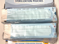 1000 Autoclave Pouches 800 2.75×10 in. 200 5.25×10 in. #611