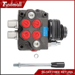 Findmall 2 SPOOL 10GPM 4000PSI LV22RFSTKAB Hydraulic Valve for Loader
