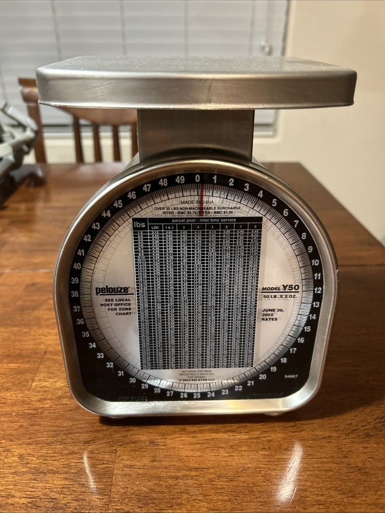 Pelouze Postal Scale 50 Pounds, Model Y50 ,2002.