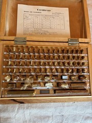 Precision 81-Piece Steel Gauge Block Set, Grade B Accuracy, Corrosion-Resistant