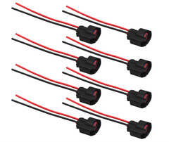 8 Pack Fuel Injector Kits Pigtail Connector Replacement for Ford F Series 150 19