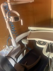 TJ2688-A1 Dental Unit Chair PU Exam Chair w/ Light Tray Cuspidor