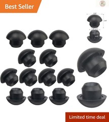 High-Quality 8mm Black Rubber Jack Plugs for Suited Oil Reservoir Protection
