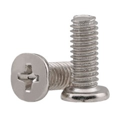 Big Thin Flat Cross Head screw M2M2.5M3M4 Ni-plated/Black Zinc CM