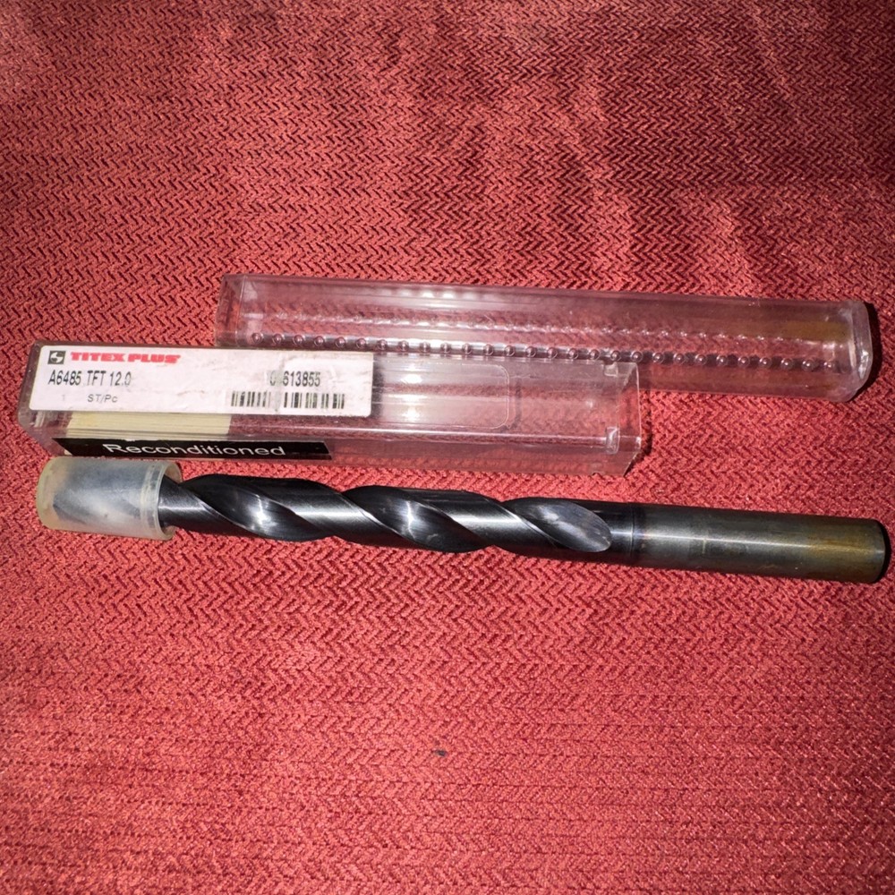 Walter Titex A6485TFT-12.0 Alpha 4 XD8 12mm Carbide Coolant Through Drill (Y2)