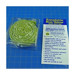 Kneadatite Blue/Yellow Epoxy Putty Tape 90cm Green Stuff 36