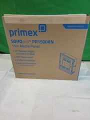 Primex PR1500KN 15in Plastic Enclosure with Base & Narrow & Hinged Lid-LOT OF 22