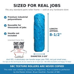 Concrete Texture Rollers, The “Original SBC” Weathered Flagstone Concrete Roller