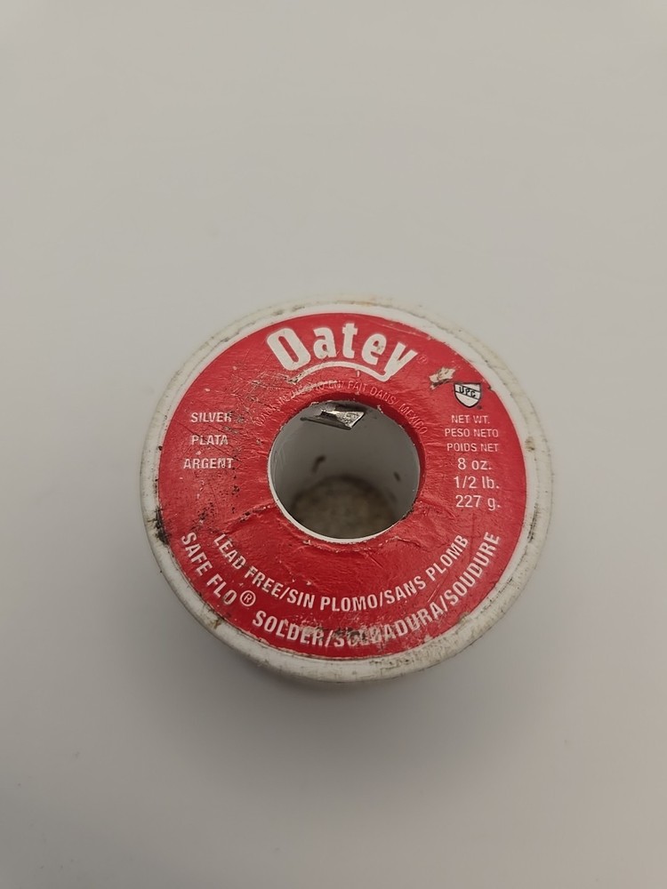 Oatey Safe Flo Lead Free Plumbing Wire Solder – 8oz 29024