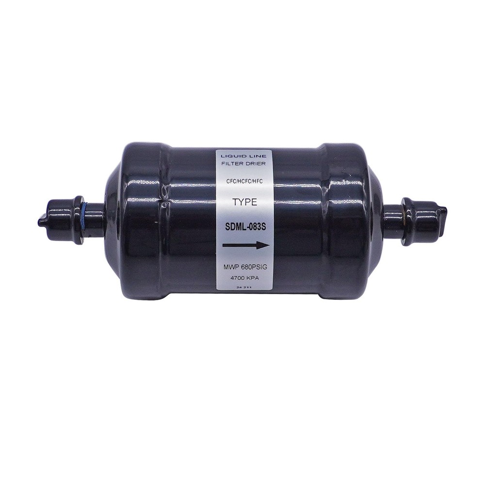 JTMIRA SDML-083S 3/8″ ODS Liquid Line Filter Drier,Refrigerant Black