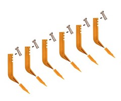 6 Scarifier Shank, Tip, & Keeper, Fits Most CAT & Some John Deere Motor Graders
