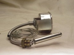 0-120 Degrees stainless Steel Thermometer analog panel mount C F temperature gag