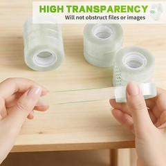 Clear Transparent Tape Rolls 3/4″ x 1000″ Dispenser Refill 15 Tape Rolls Scotch