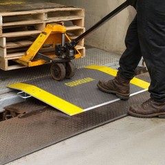 36″ x 48″ Loading Dock Plate Aluminum 3,500 lb Pallet Jack Truck