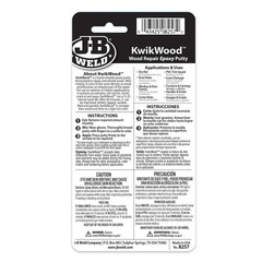 J-B Weld Tan KwikWood Wood Repair Epoxy Putty, 1 oz. Stick