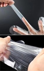 500 Count Disposable Poly Plastic Gloves for Cooking, Food Prep and Food Service