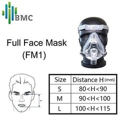 Transparent Silicon Full Face Cover Large Size Head Gear Complete Set Free