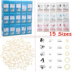 5000Pcs Dental Ortho Elastic Braces Rubber Bands 1/4 3/16 1/8 5/16 3.5 5 6.5 OZ