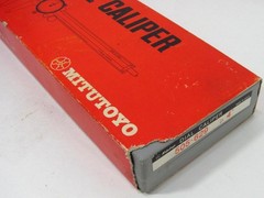 Mitutoyo 505-629 4″ .001 Dial Caliper NOS With Case Machinist Tool Made in Japan