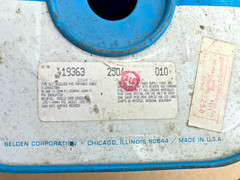 Belden 19363 approx. 400′ +/- by weight