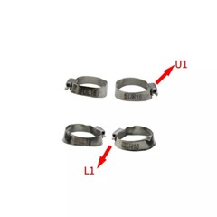 80/set Dental Orthodontic Buccal Tube 1st Molar With Bands Roth/MBT 022″ 16#-35#
