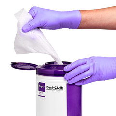 3Ct Super Sani-Cloth Germicidal Disposable Wipes Disinfecting 6″x6.75″ 160ct
