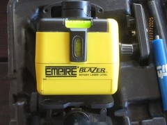 Empire Blazer rotary laser level #972-01. Two units w cases.