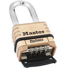 Master Lock 1175Dlh 2-1/4In 57Mm Wide Proseries Brass Resettable Combination